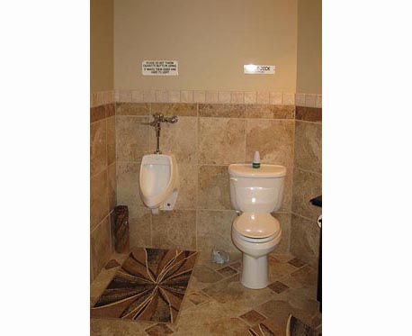 bathroom 2 toilets