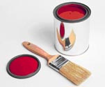 paint and brush