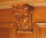 wooden sconce
