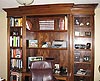 dark shelving trim