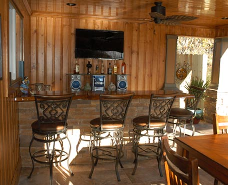 deck below